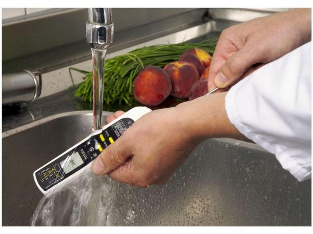TFA - Einstich-Infrarot-Thermometer DUALTEMP PRO 31.1119.K - weiß