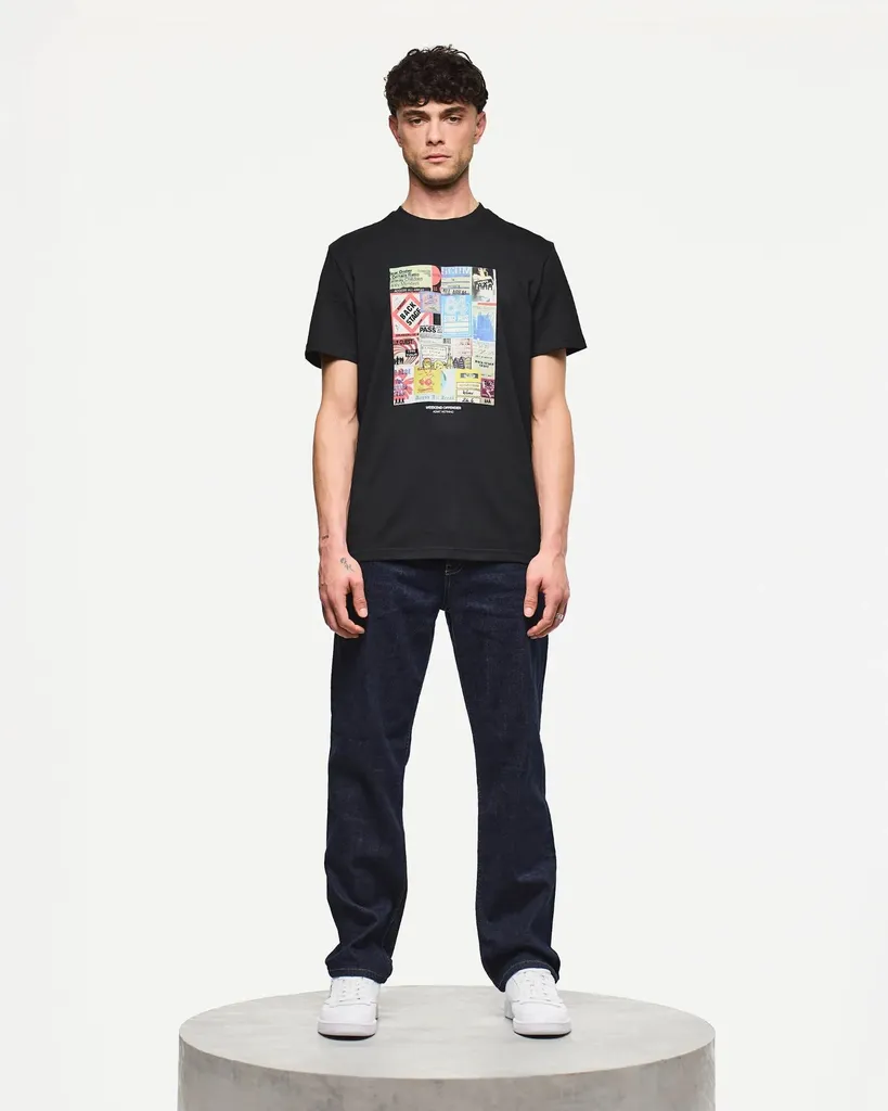 T-shirt noir Weekend Offender à imprimé graphique tendance streetwear