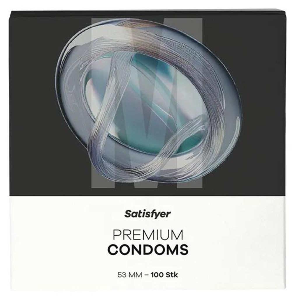Satisfyer Condoms Size 53 (M) (100 stuks) Productafbeelding 