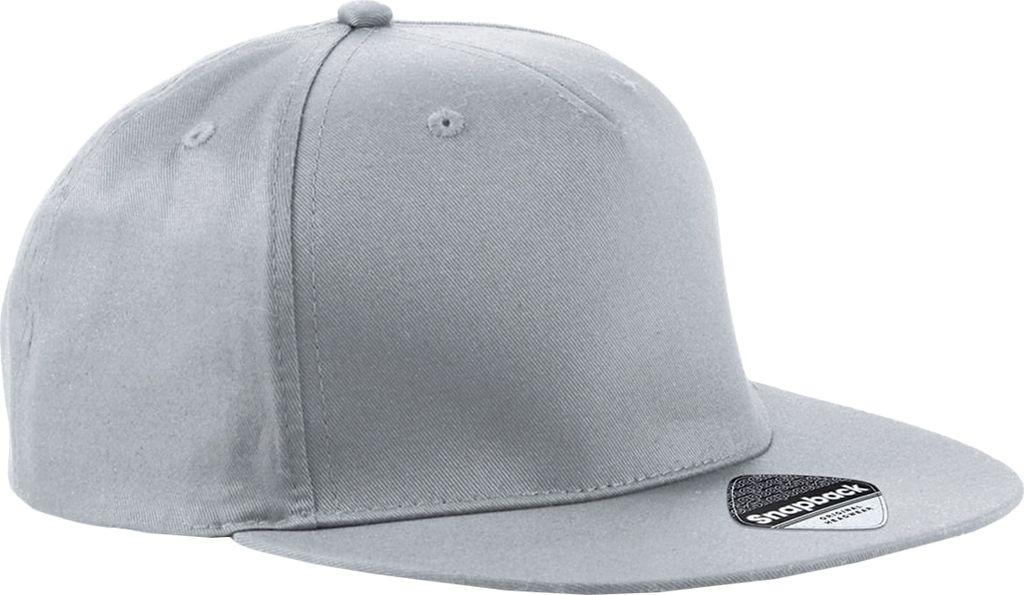 Beechfield Uni Retro Rapper Baseballkappe RW256 (Einheitsgröße) (Hellgrau)