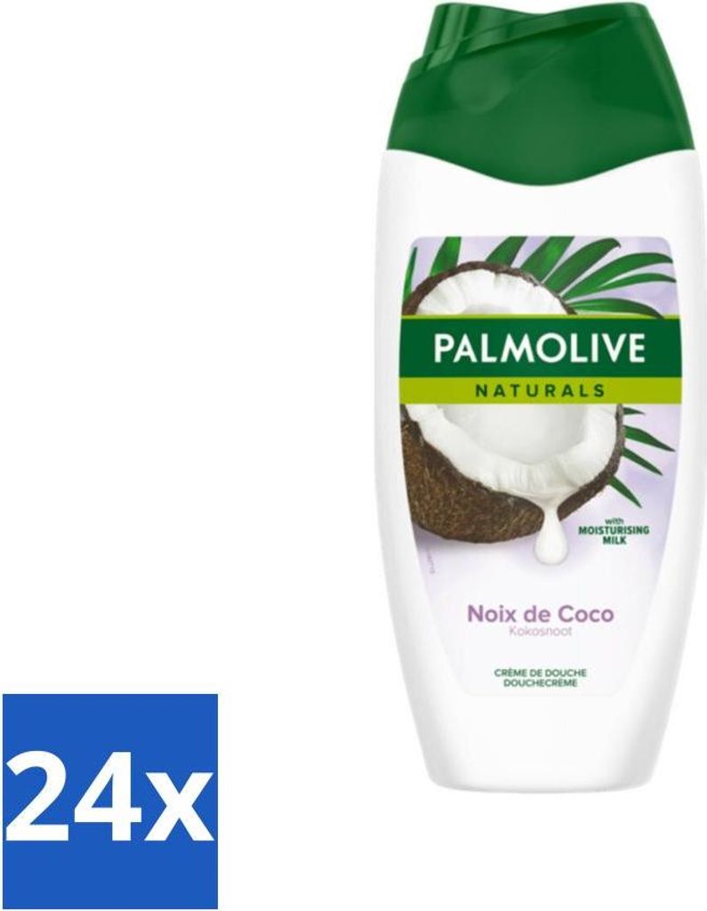 Palmolive Naturals - Duschcreme - Kokosnuss - 250 ml - Vorteilspack - 24 Stücke