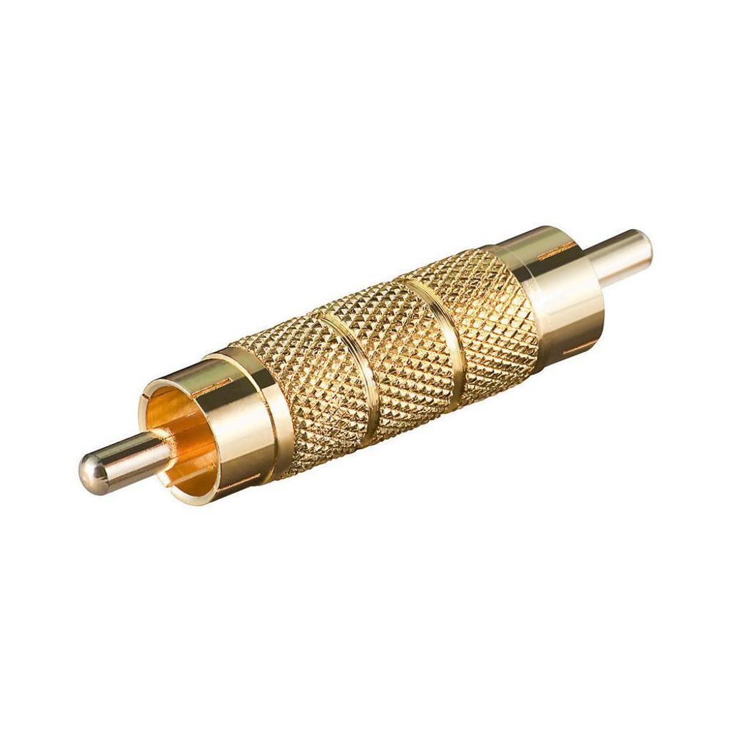 goobay adattatore RCA da spina a spina versione oro (sfuso) Immagine del prodotto 