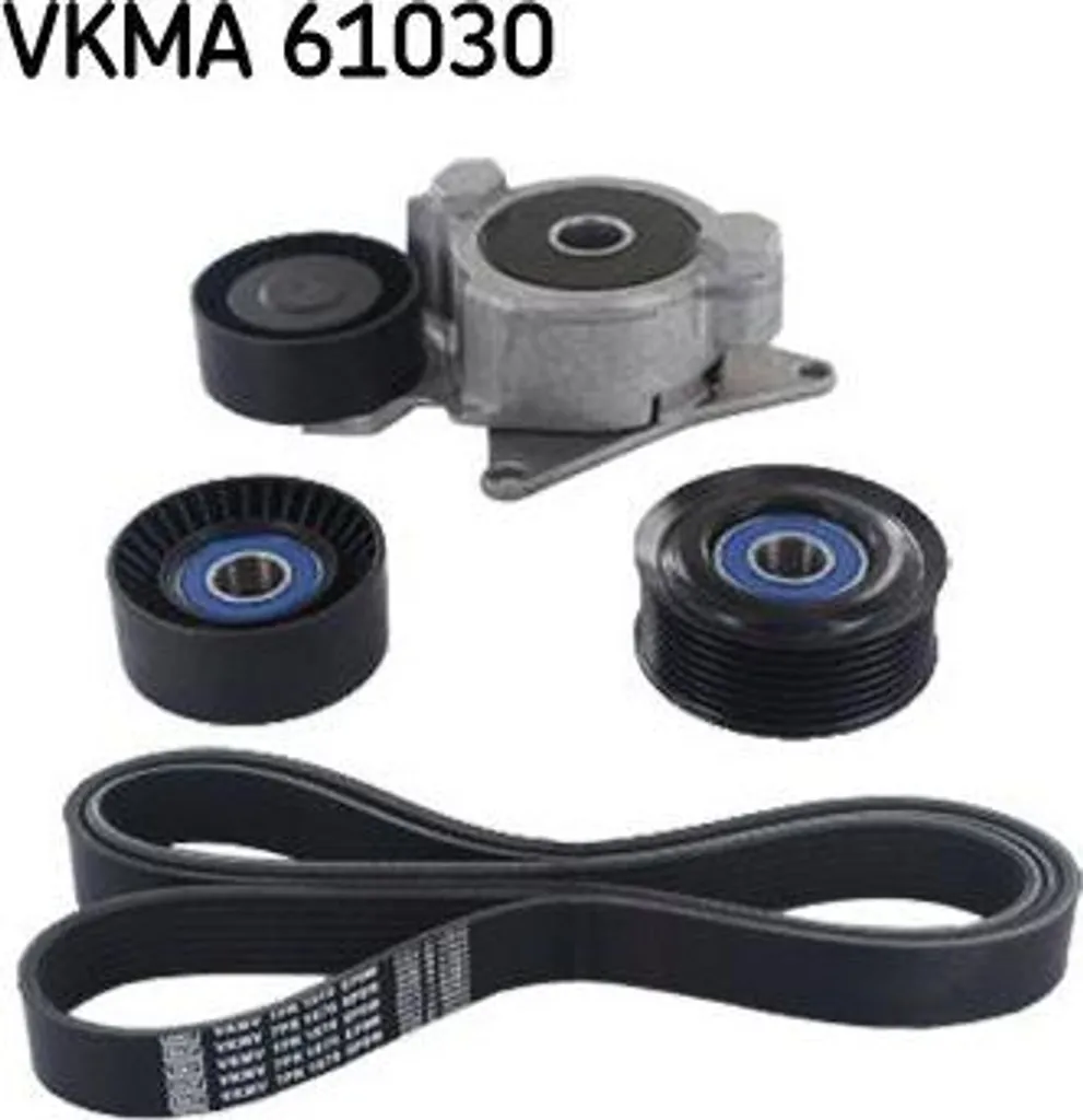 Courroie trapézoïdale crantée SKF VKMA 61030 pour Toyota Lexus OE 166030R010