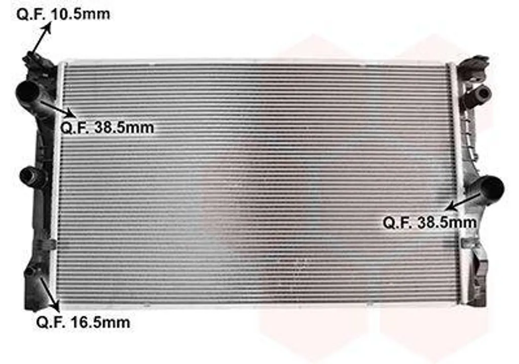 Radiateur moteur VAN WEZEL 06012752 pour BMW Série 5 G30 G31 et Série 7