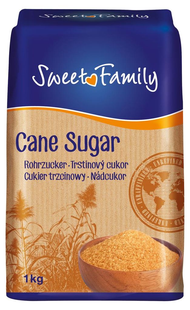 Sweet Family Rohrzucker braun Produktbild 