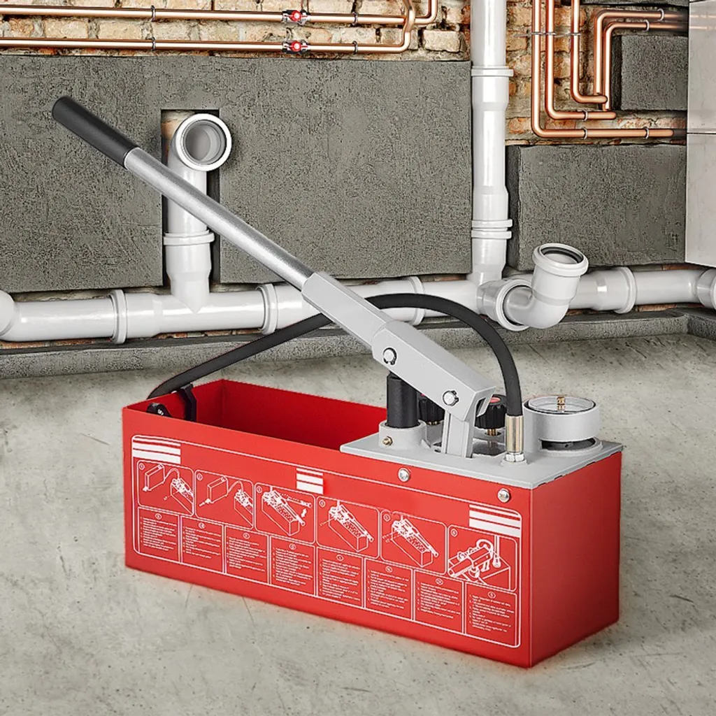 Pompe hydraulique manuelle pour vérification de fuite plomberie - 8