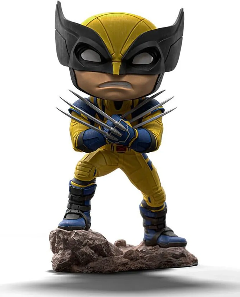 Figurine MiniCo Wolverine Jaune Deadpool Iron Studios 13cm Collectible
