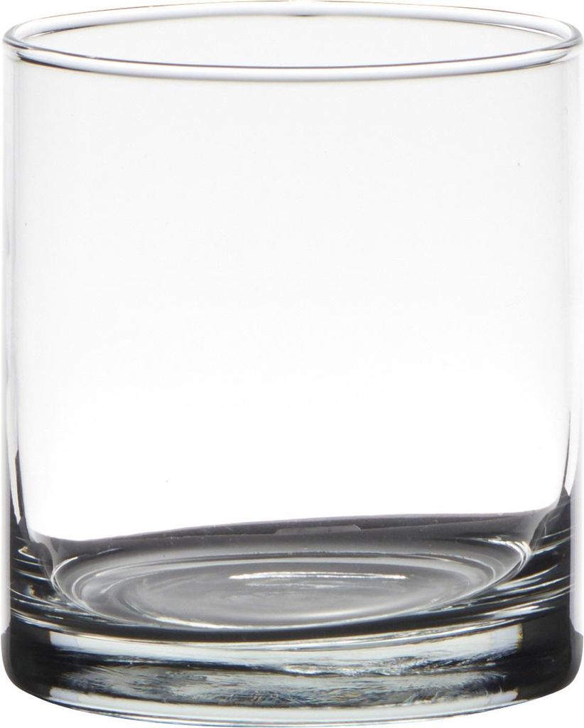 Dekoglas, Vase ZYLINDER H. 11cm D. 9cm transparent rund Produktbild 