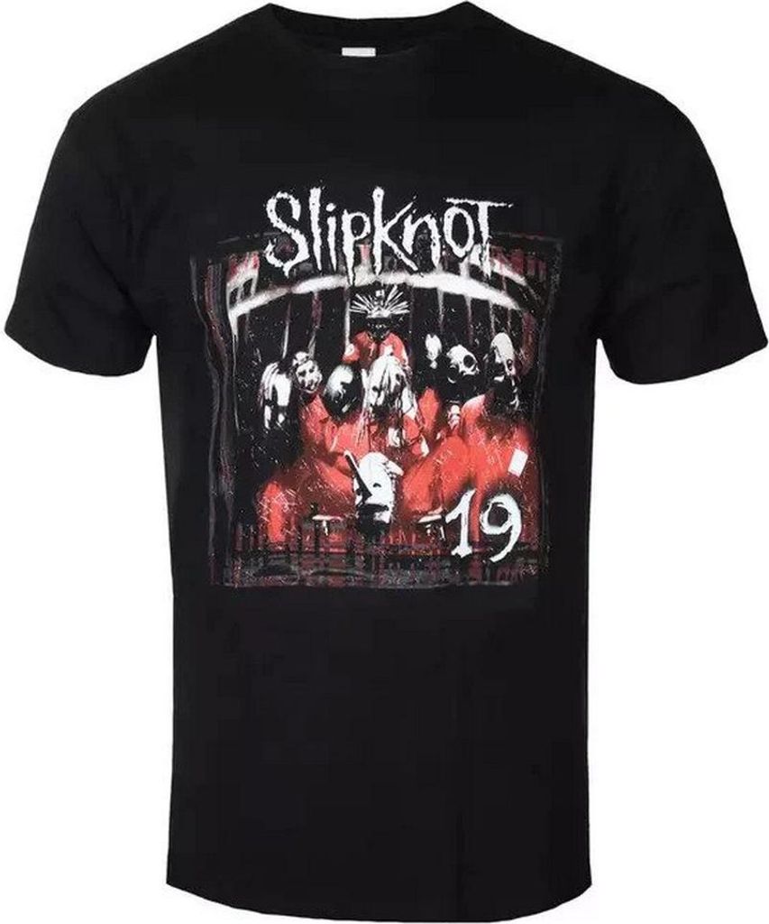 Slipknot - "Debut Album 19 Years" T-Shirt für Kinder RO4879 (128) (Schwarz)