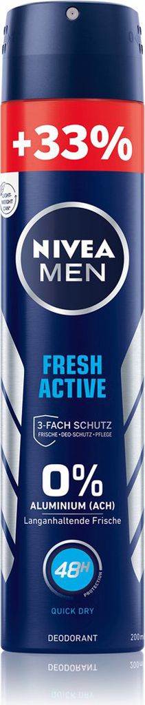 Nivea Men Fresh Active 3fach Schutz Langanhaltende Frische 200ml