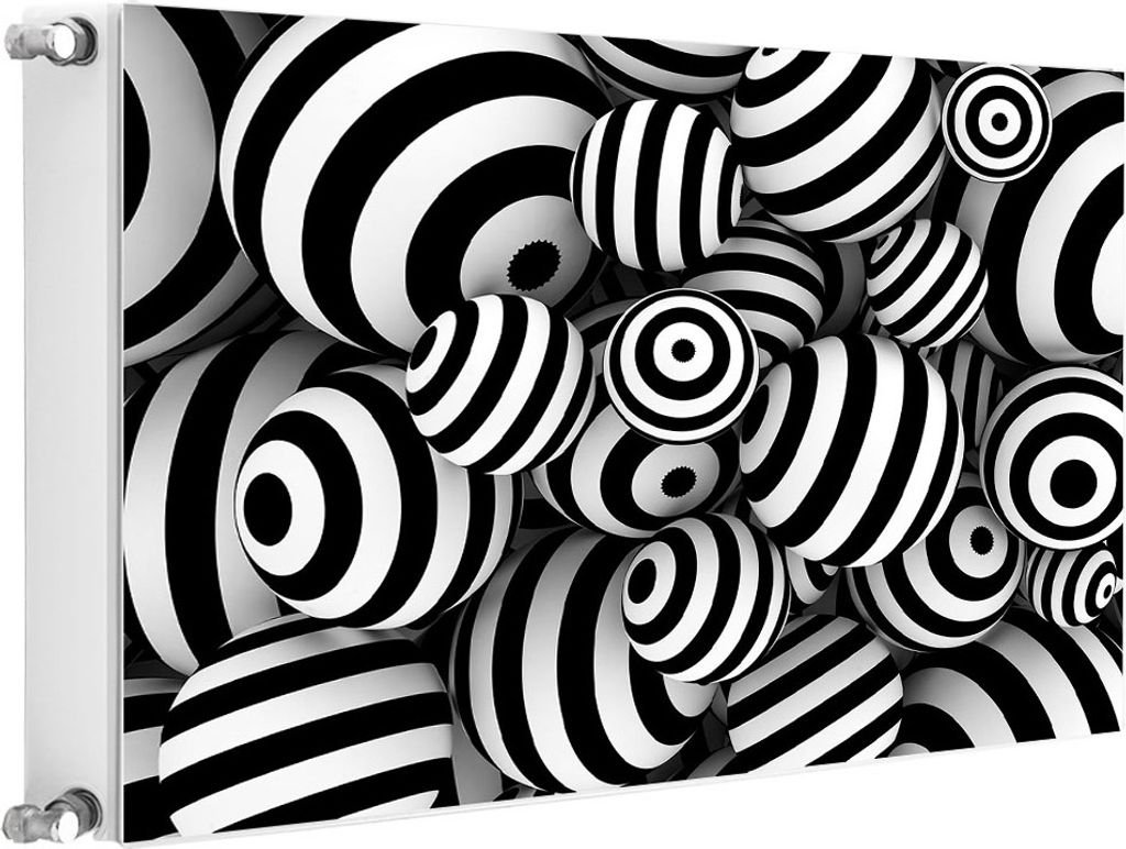 Magnet Heizkörperverkleidung Heizkörperabdeckung 80 x 60cm Art