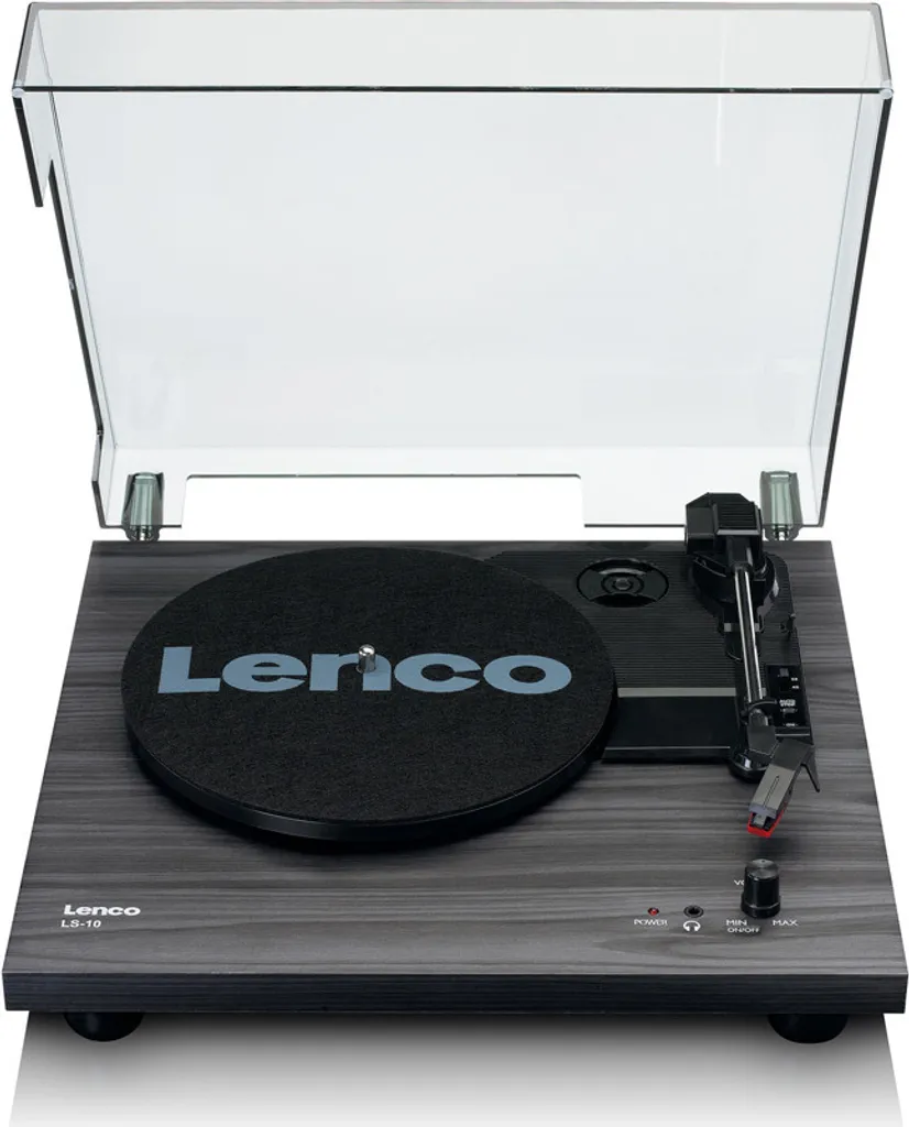 Giradischi Moderno Lenco LS-10BK Nero - Stile e Vinile per Casa
