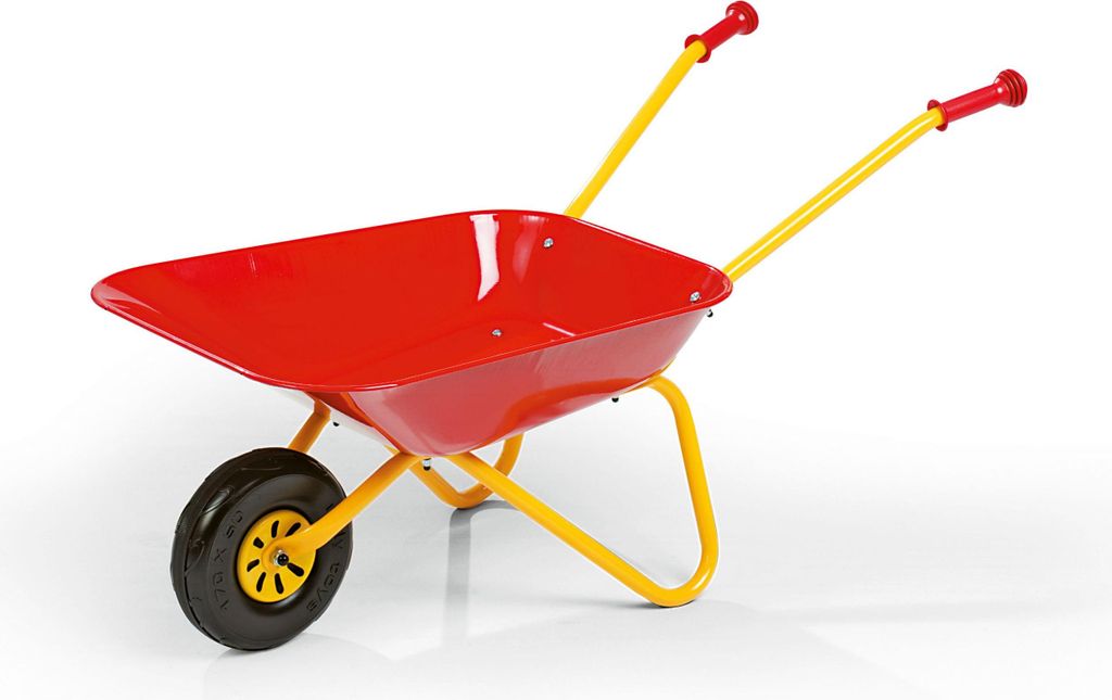 Metall Schubkarre rot Spielzeug für Kinder mit Griffgriffen Produktbild 