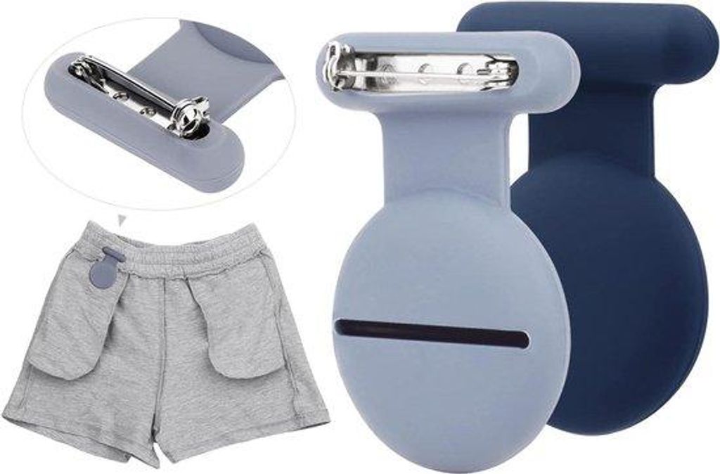 Verborgen GPS-hoes voor senioren kinderen huisdieren kleding - veiliger GPS-tracker - Marineblauw