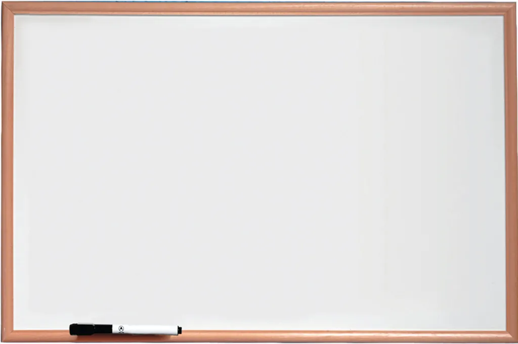 Tableau blanc mural 600x400 mm Nobo Basic - Idéal pour petit affichage