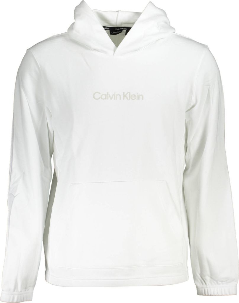 Weißes Herren-Sweatshirt mit Kapuze und Tasche – Komfort und Stil