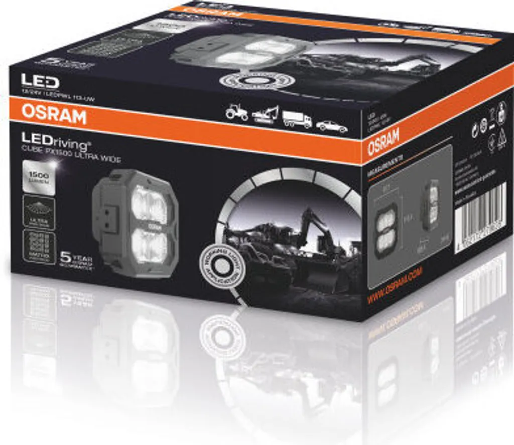 OSRAM LEDriving PX1500 Ultra Wide: Il Faro LED Moderno per Lavoro e Tempo Libero - 1