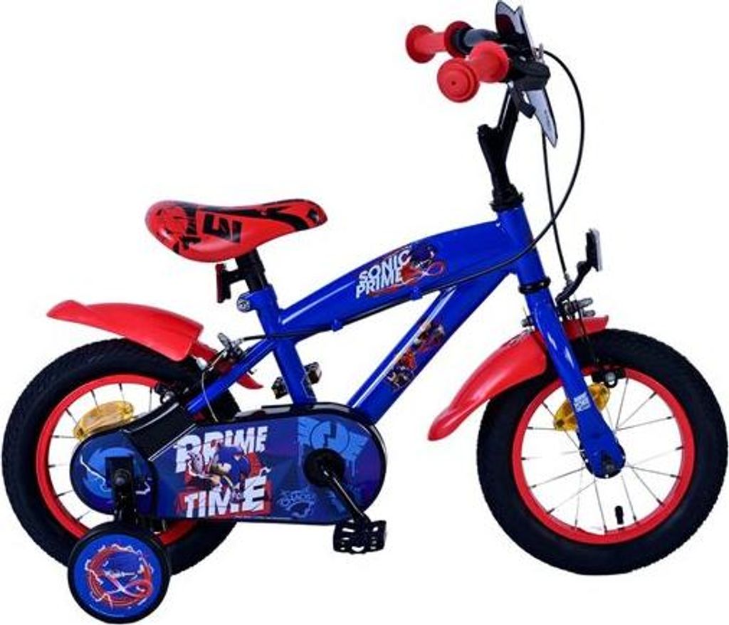Sonic Prime Kinderfahrrad - Jungen - 12 Zoll - Blau Rot - Produktbild 
