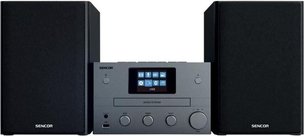 Microsistema SENCOR SMC 5700WDB, display da 2,8", potenza Immagine del prodotto 