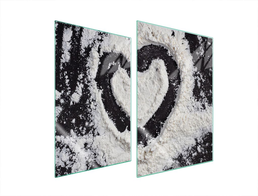 Glasschutzplatte Für Küche 2X35X52 Herz