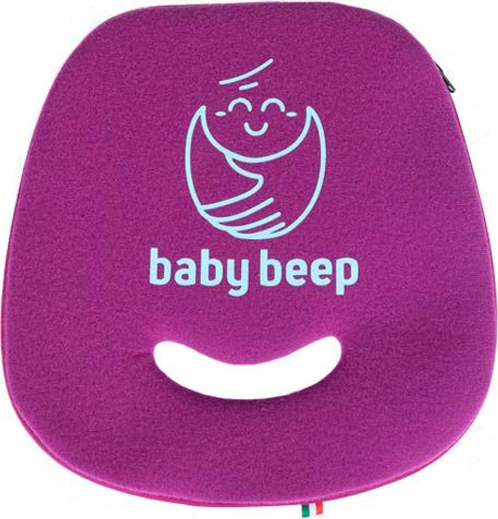 Baby Beep BBRC1, Pink, Intelligentes Pad für Autokindersitz