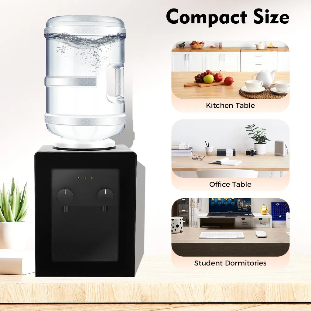 Distributeur d'eau chaude 550W et froide 75W - Modèle Compact 37cm