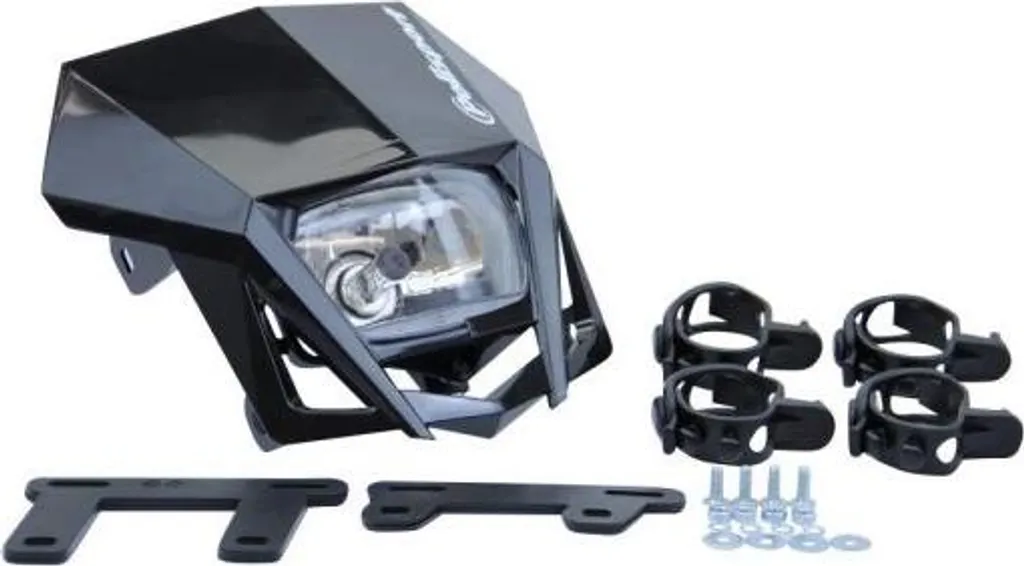 Plaque phare moto universelle Polisport LMX noir compatible Husaberg