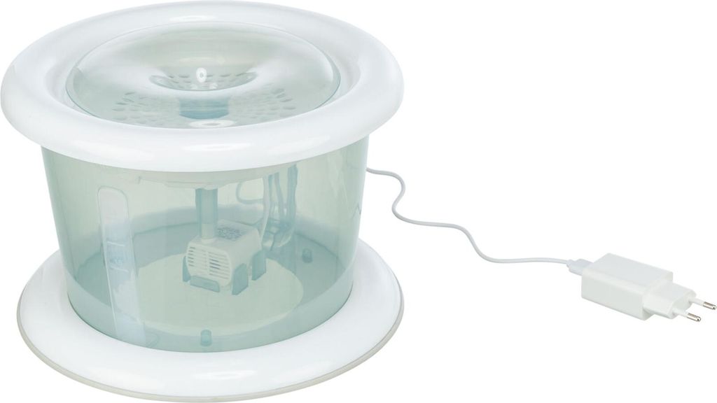 TRIXIE Trinkbrunnen Bubble Stream - salbei/weiß - 3 l/ø 25 × 16 cm