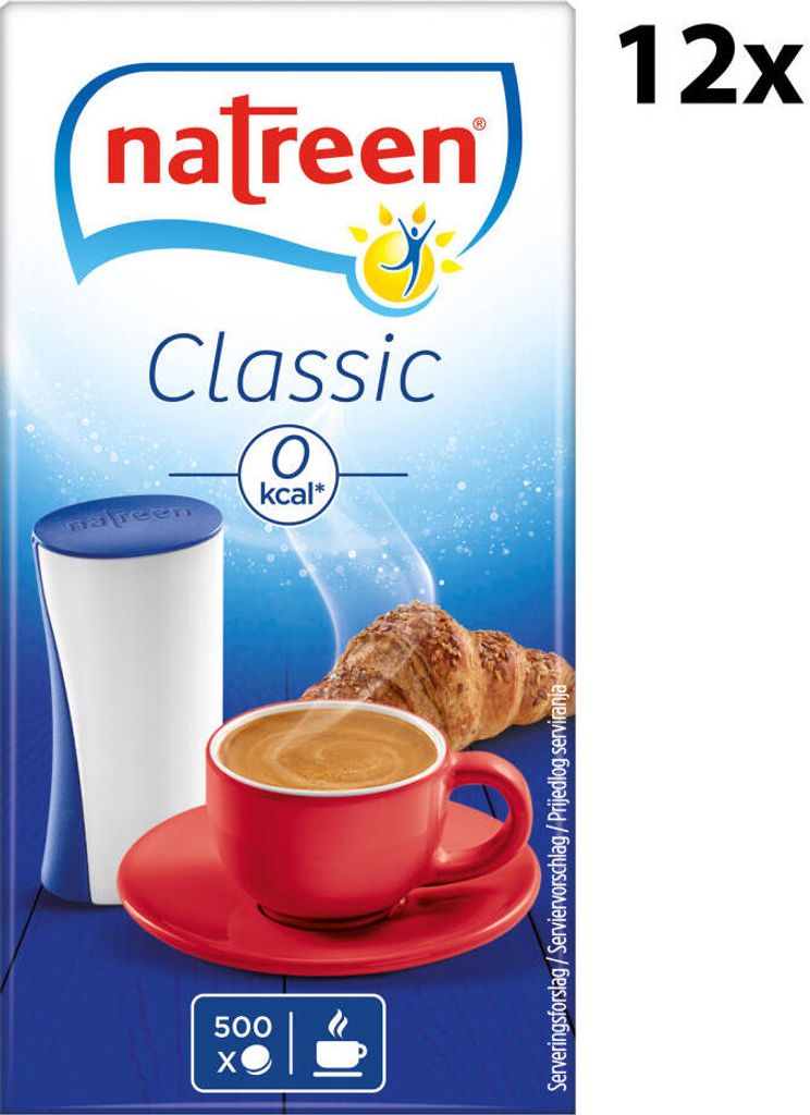 NATREEN® Süßstoff Classic Tischspender 12x500 Stück feine Produktbild 