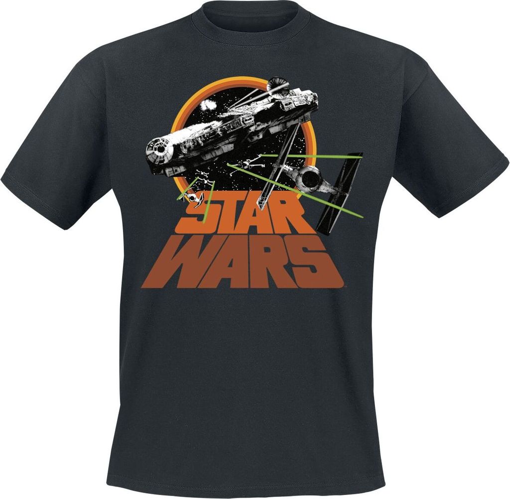 Star Wars T-Shirt Herren Galactic Battle schwarz XXL