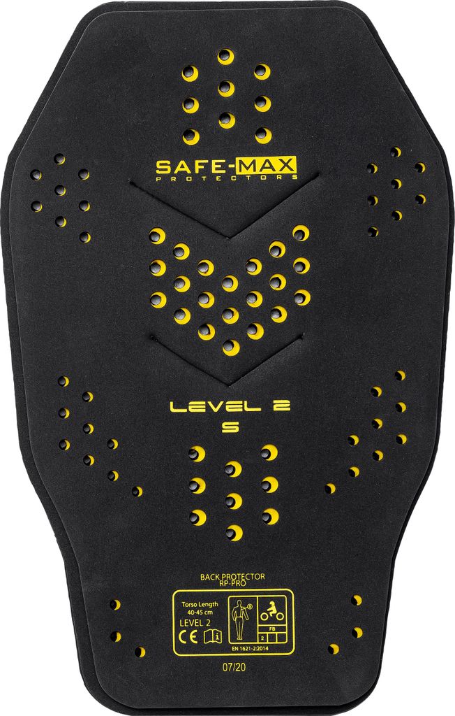 Safe Max Rückenprotektor RP-Pro Comfort 8.0, Schutzklasse 2, Atmungsaktiv