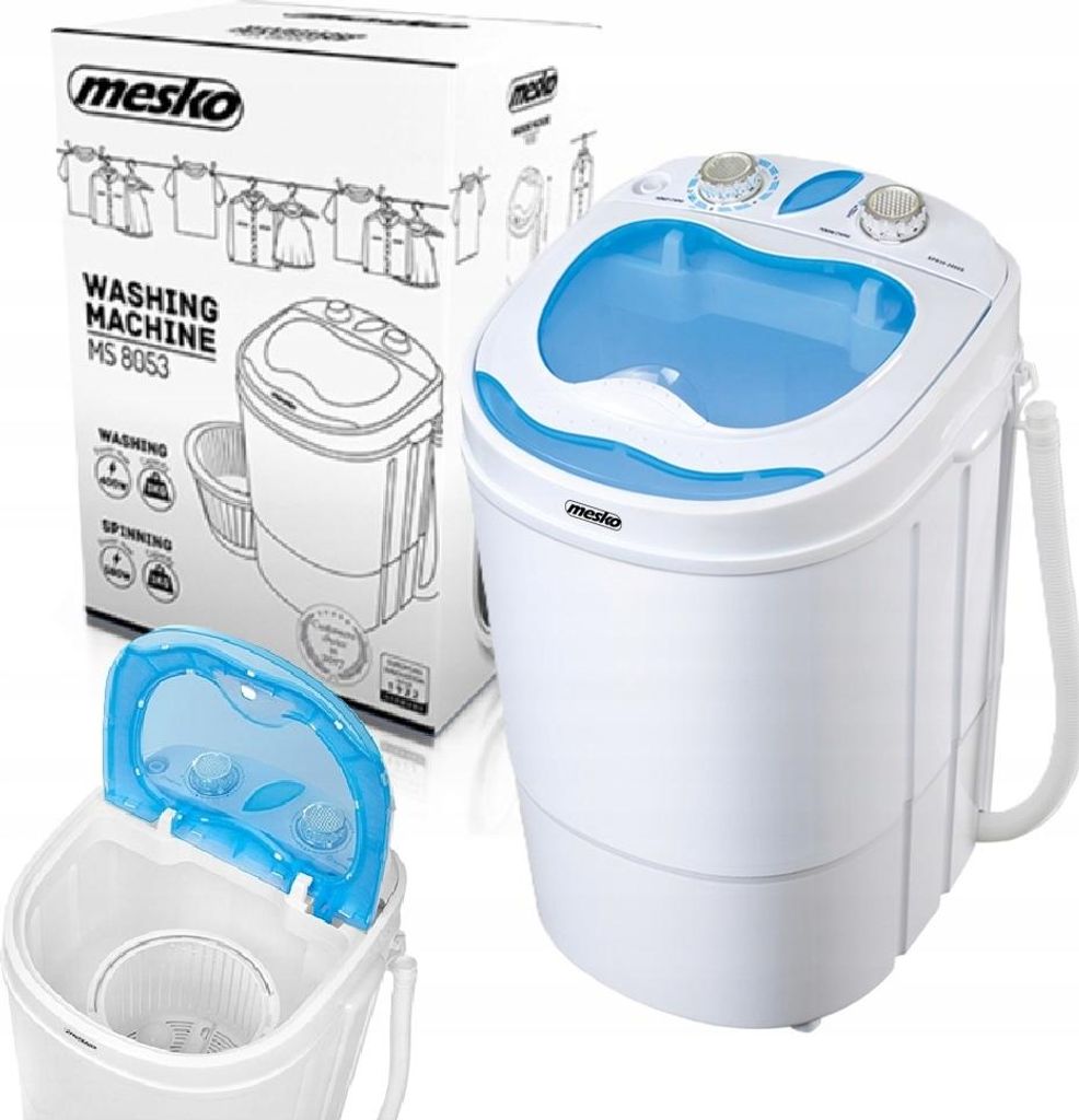 Mesko Home MS 8053 Lavatrice a carica dall'alto 3 kg Blu, Immagine del prodotto 