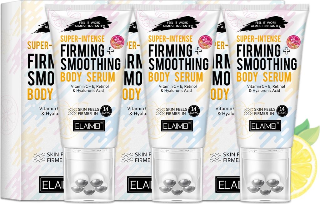 Body Serum Fettverbrennungs Creme Cream Verbrennung Körperfett mit Massage, 3x 120g