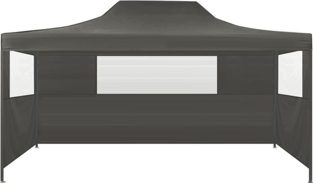 Tenda Pieghevole con 3 Pareti 431x291x315 cm Antracite Immagine del prodotto 