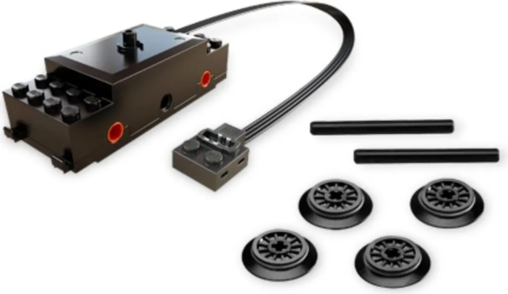 Moteur de train électrique pour locomotive et circuit LEGO Technic