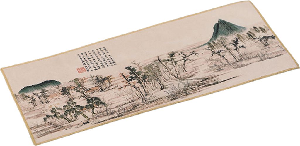 Geschirrtuch, chinesische Malerei, Teeuntersetzer, exquisite Verarbeitung, starke Wasseraufnahme, Tischset für Zuhause