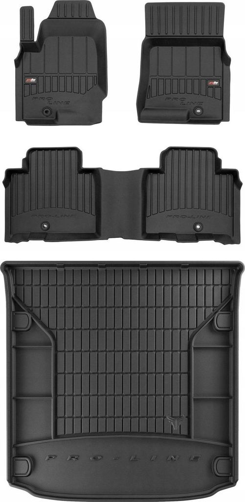 SET 3D Gummimatten SSANGYONG Rexton ab 2017- 5 Sitze