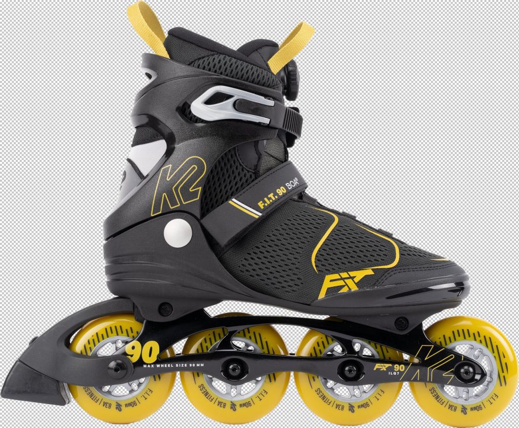Pattini in linea K2 F.I.T. 90 BOA  gray_mustard 1 Immagine del prodotto 