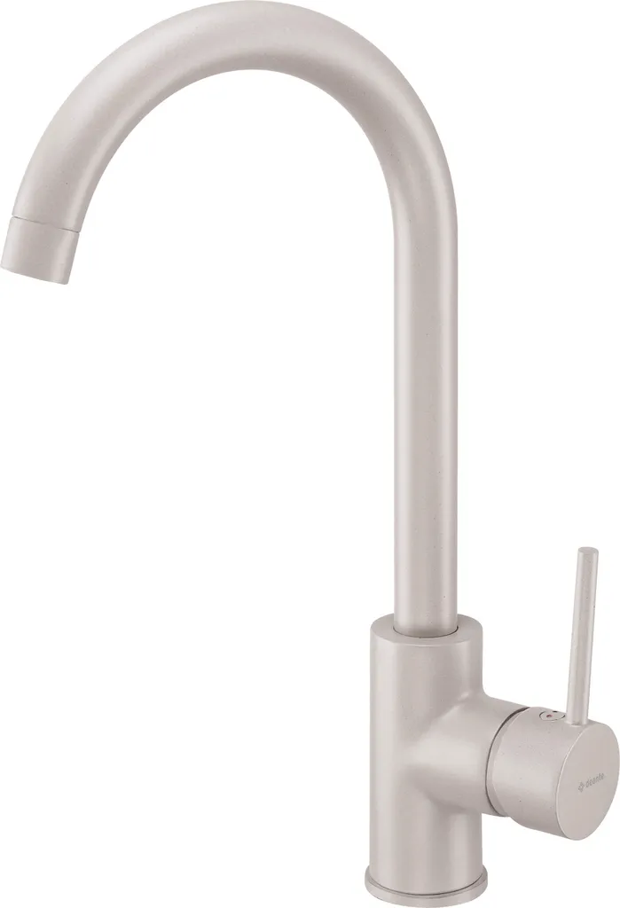 Robinet de cuisine noir mat design contemporain avec mousseur économie d'eau