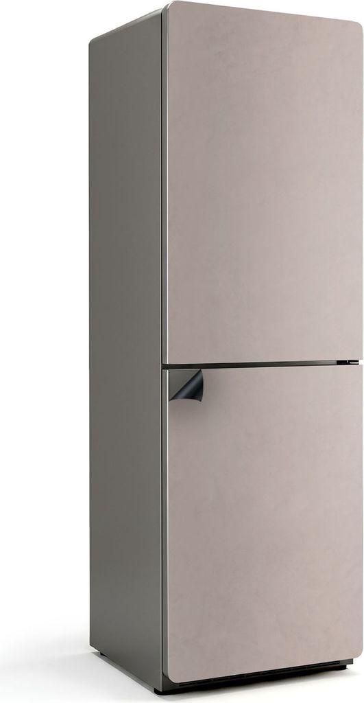 Farbe Hellbraun – Magnetische Kühlschrank Abdeckung – Dekorfolie magnetisch Küche – Kühlschrank Magnet Deko – selbstklebende Magnettafel...