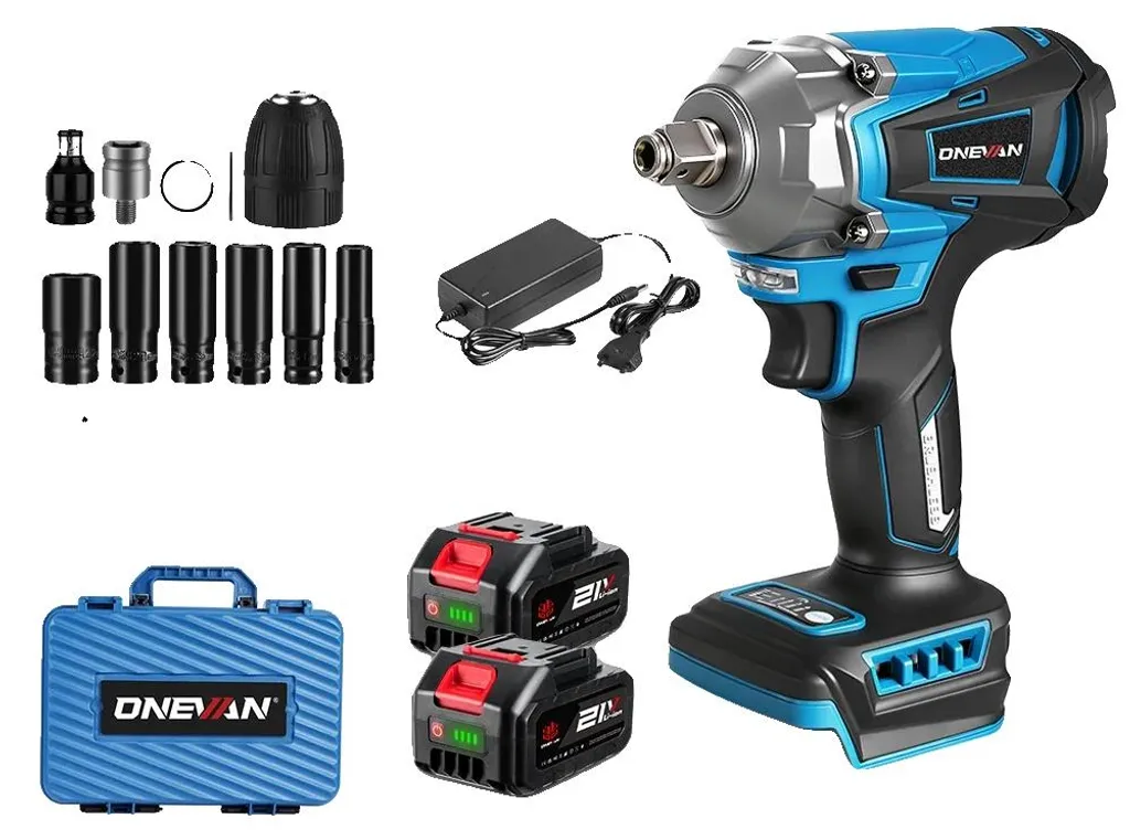 Clé à chocs 1200 Nm moteur sans balais pour débloquer boulons grippés