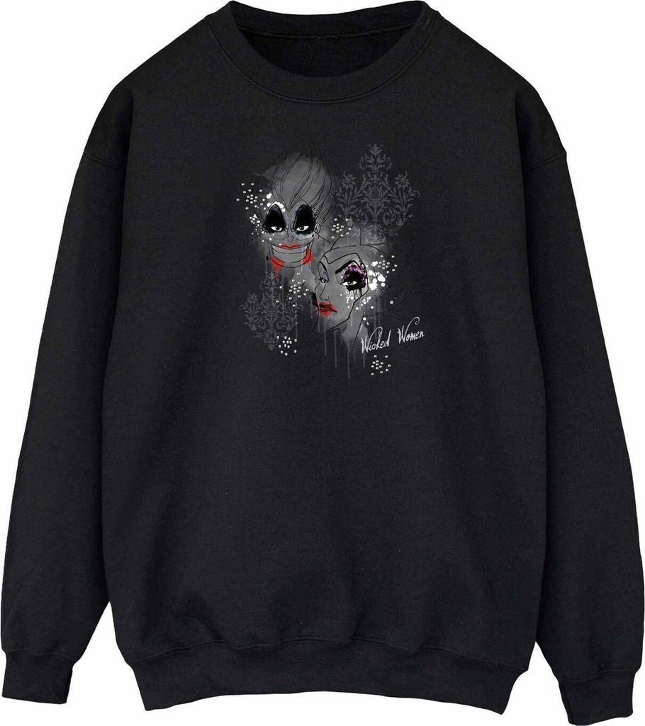 Disney - "Wicked Women" Sweatshirt für Damen BI2129 (M) (Schwarz)