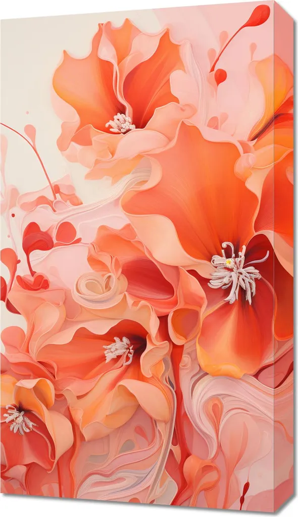 Quadro Passione Fluida 40x70 cm | Tela Materica Alta Qualità