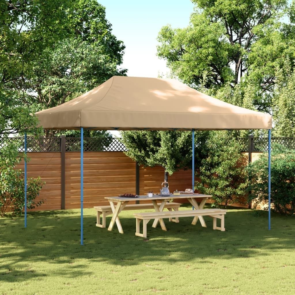 Möbel Partyzelt Faltbar Pop-Up Beige 440x292x315 cm - Pavillon 4004959