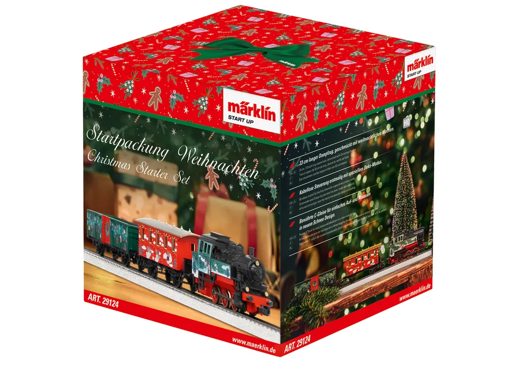 Märklin 29124 Coffret de départ Noël Train miniature HO avec locomotive