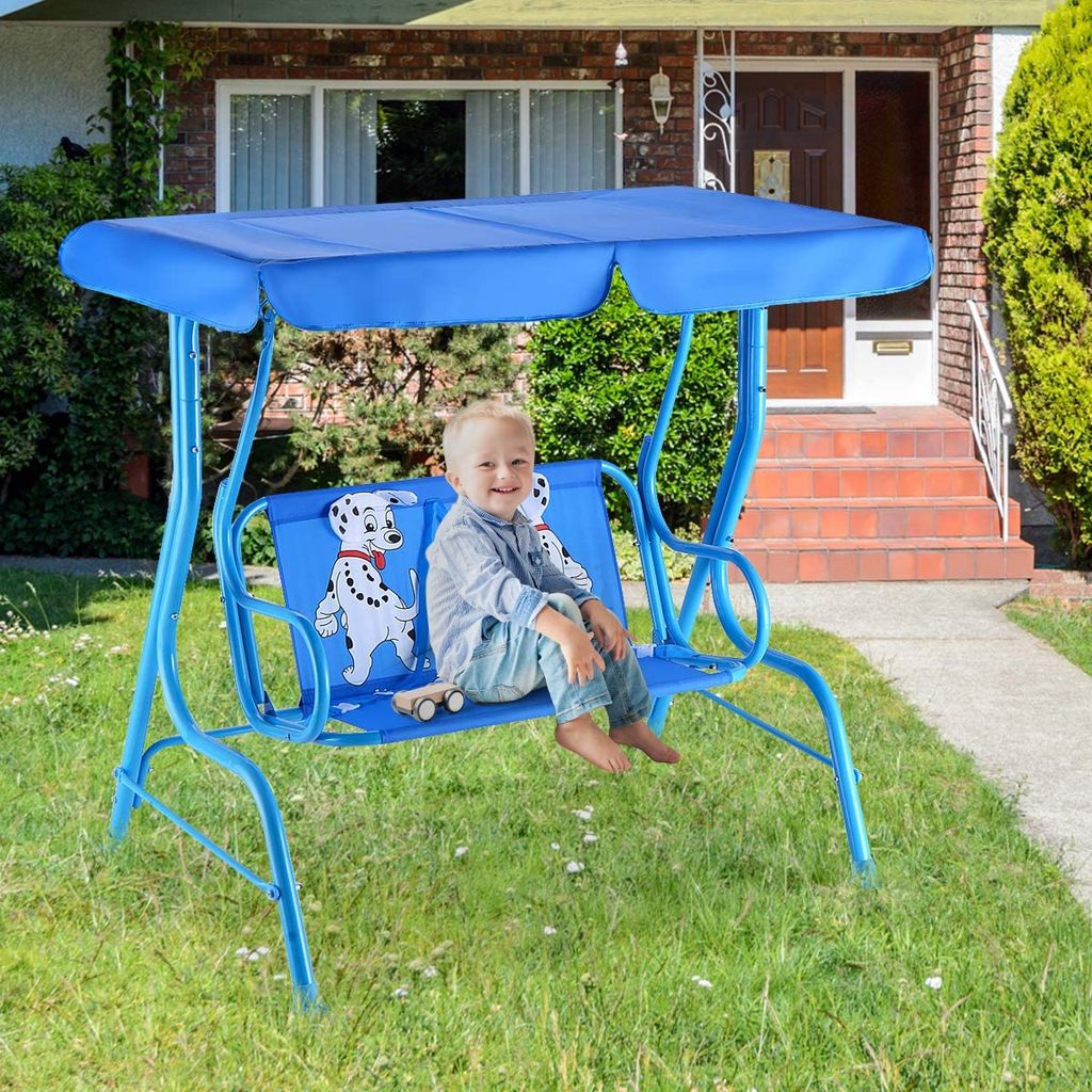 Kinder Hollywoodschaukel Kinderschaukel  Gartenschaukel Schaukelbank 2-Sitzer 