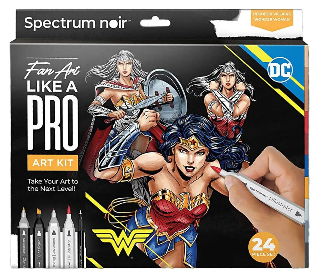 Apprendre à dessiner Wonder Woman Kit Illustration Complet pour Loisir
