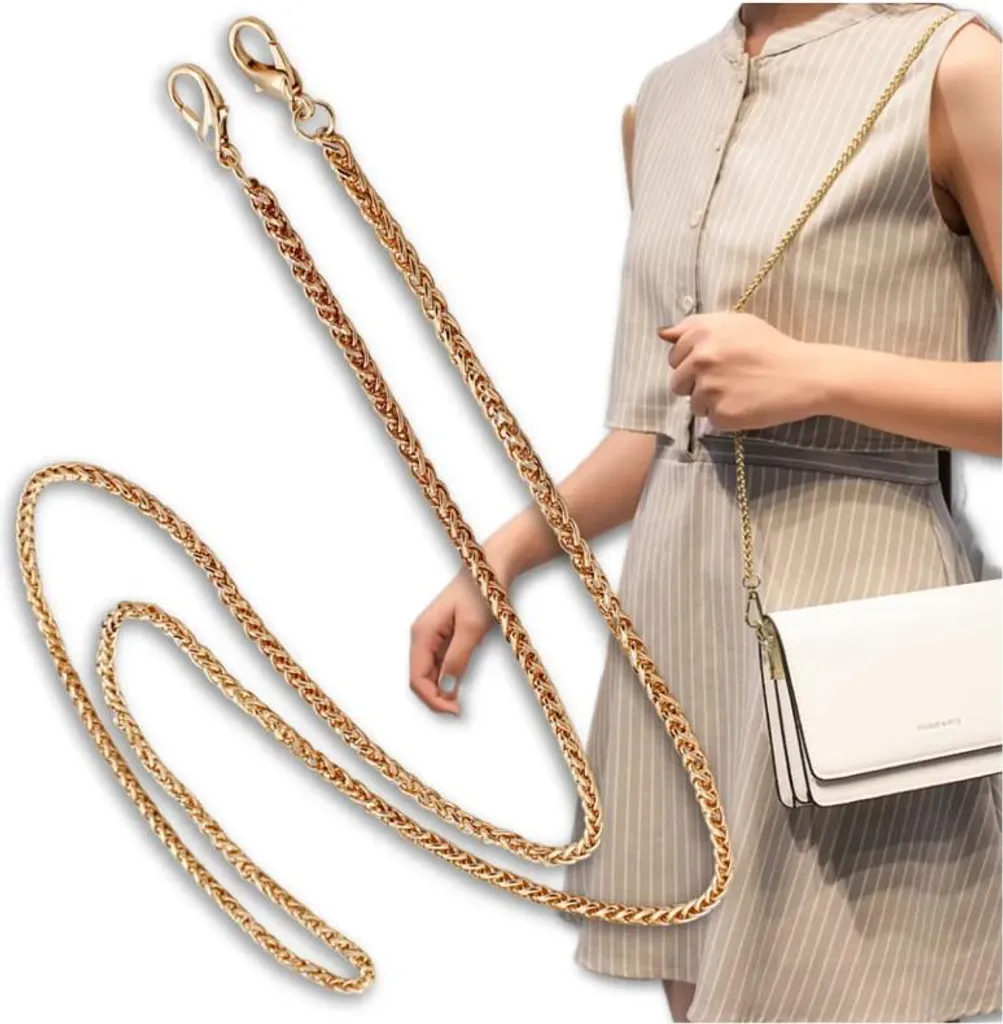Catenella Borsa Oro 120cm - Ricambio Universale Metallo Dorato
