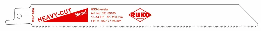 RUKO 33189185 Lame Seghetto Bimetalliche 5pz | Affidabilità Garantita