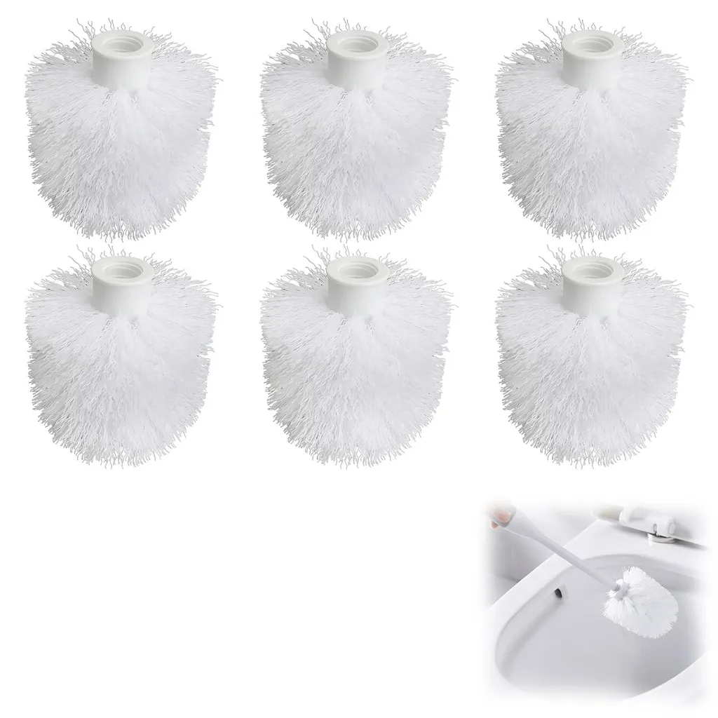 Changez vos têtes de brosse WC usées - Recharges 9 cm vis 12 mm (x6)